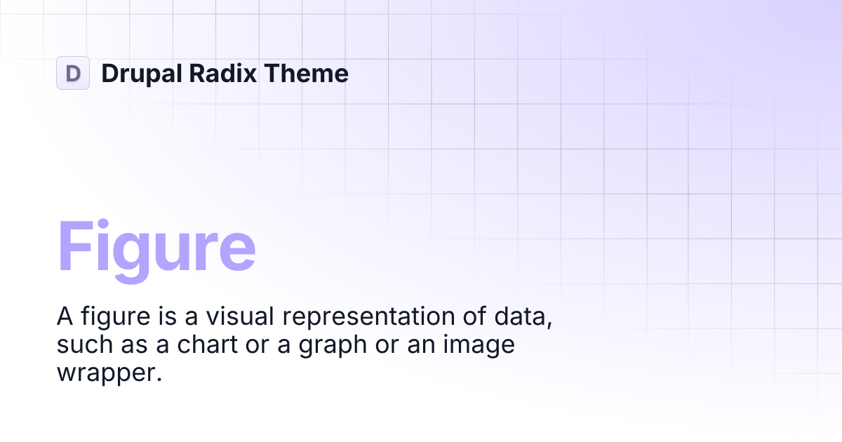 Figure drupal radix theme